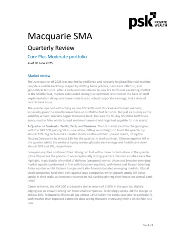 Macquarie Core Plus Moderate