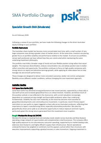 Specialist Growth SMA Moderate