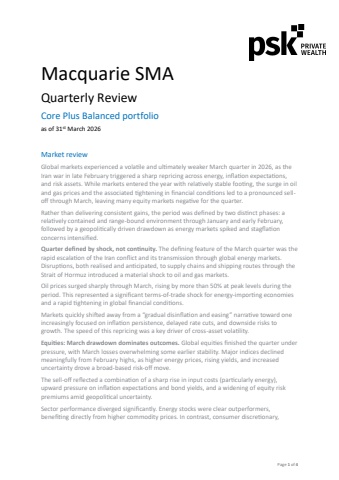 Macquarie SMA Core Plus Balanced