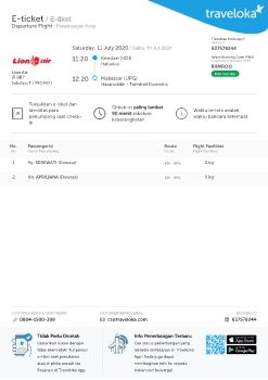 Flight Eticket