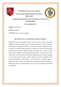 CONTRAST PARAGRAPH