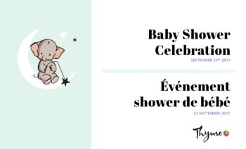 September 2017 Baby Shower Memo