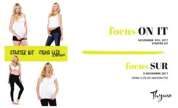 FOCUS ON IT - Starter Kit - FOCUS SUR - Items Clés de Maternité.indd