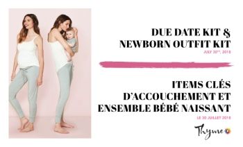 DUE DATE KIT ITEMS CLES D'ACCOUCHEMENT
