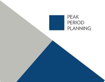 Peak Period Planning Document-ENGLISH - 2019 - THYME_Neat