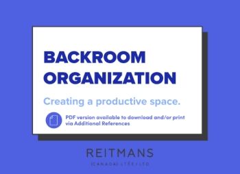 Back Room organization GUIDE