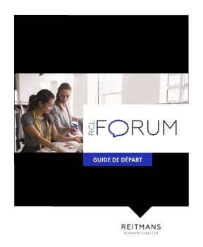 Guide de départ RCL Forum