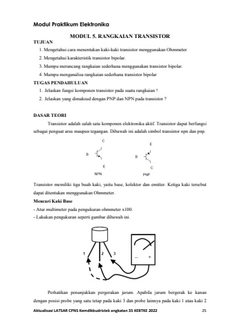 Lanjutan Modul Halaman 25-36 Modul Praktikum ELektronika EWB