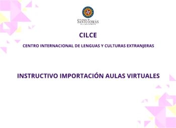 Instructivo Importación Aulas Virtuales