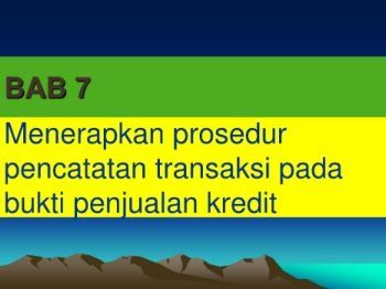 Penjualan Kredit