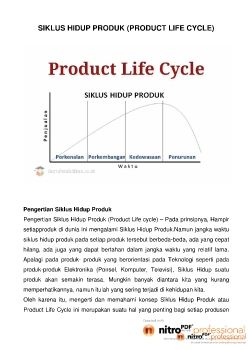 Siklus Daur Hidup Produk
