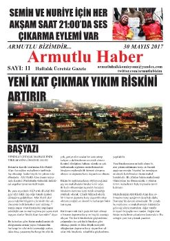 Armutlu Haber Gazetesi, 11. Sayısı