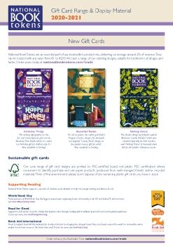 National Book Tokens Euro Merchandising Catalogue 2020-