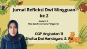 Modul 1.2 jurnal Dwi mingguan