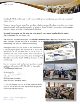 FINAL EARLY SPRING 2019 SWHS Newsletter