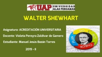 Presentación Walter Shewhart