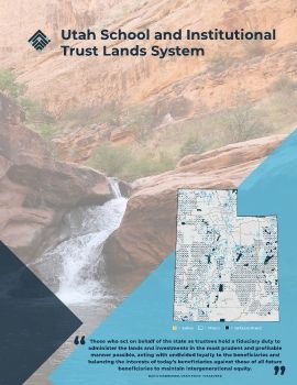 Utah School and Institutional Trust Lands System_Booklet_2020