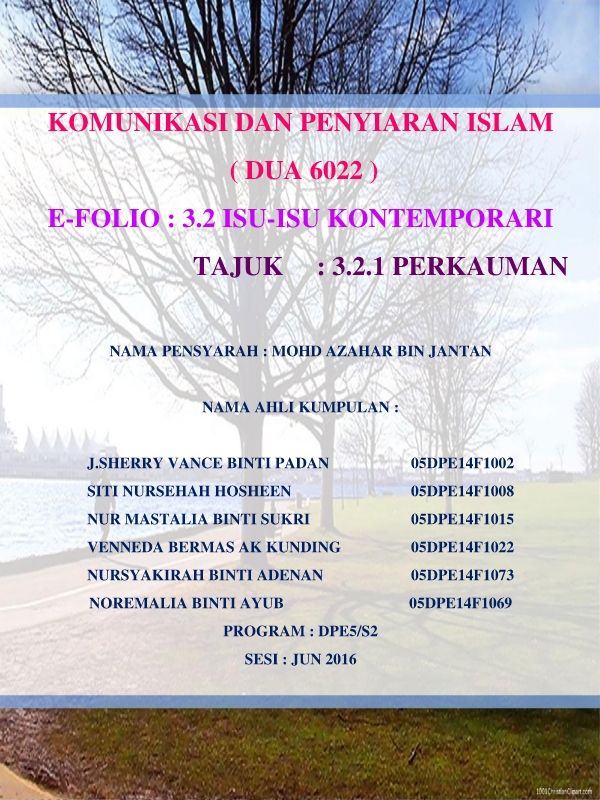 KOMUNIKASI DAN PENYIARAN ISLAM ( DUA 6022 ) e-majalah