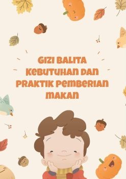 eBooklet Gizi Balita dan Praktik Pemberian Makan - online