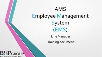 AMS line manager Employee Management System (EMS)