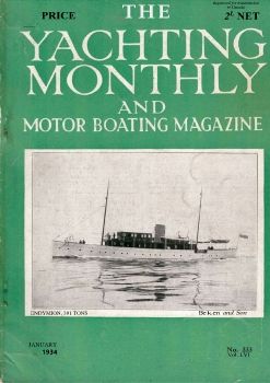 YACHTING MONTHLY and MOTOR BOATING MAGAZINE January 1934
