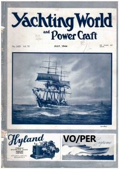 YACHTING WORLD and POWER CRAFT Magazine July 1944