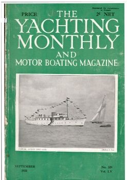 YACHTING MONTHLY and MOTOR BOATING MAGAZINE September 1933