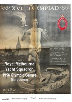 RMYS Archives 1956 Olympic Games The Age Newspaper Souvenir Supplement 