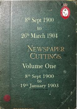 RMYS News Paper clippings  8 Sept 1900 to 26 March 1904 Vol One 20th Aug 2023