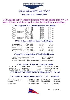 CYAA Activity and News 4th October 2021