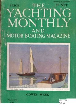 THE YACHTING MONTHLY and MOTOR BOATING MAGAZINE August 1933