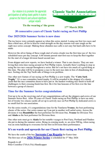 race 11 post race notes 17th march 2026