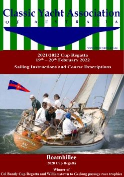 2021/2022 Cup Regatta Sailing Instructions  and Course Descriptions Jan 20 2022