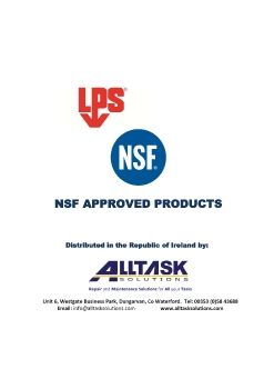 LPS Food Grade Approved Products - All Task Solutions 2019