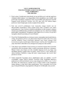 UJIAN AKHIR SEMESTER _ RAHMADILA 20205024
