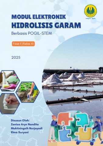 E-Modul Hidrolisis Garam Berbasis POGIL Terintegrasi STEM