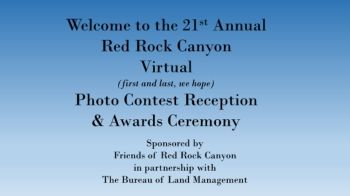 2021 Red Rock Photo Contest Reception