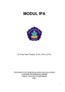 MODUL IPA KELAS G,H,I, J