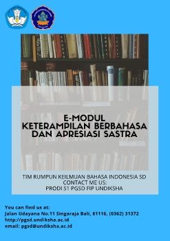 E-MODUL KETERAMPILAN BERBAHASA DAN APRESIASI SASTRA