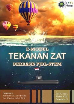 E-modul Tekanan Zat Berbasis PjBL-STEM