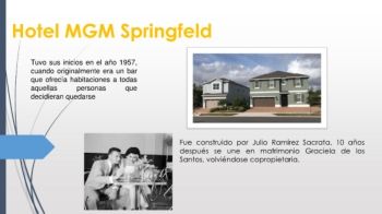 Hotel MGM Springfeld planificacion