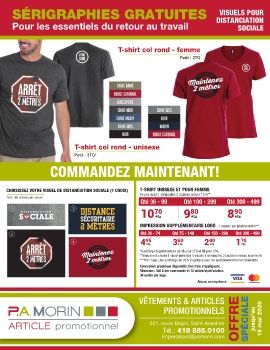 P.A. Morin_Promotion_T-Shirt 2 mètres de distance - V2