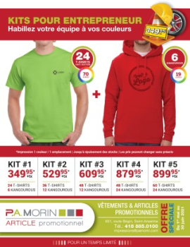 P.A. Morin_Kits pour entrepreneur_T-Shirt+Kangourou