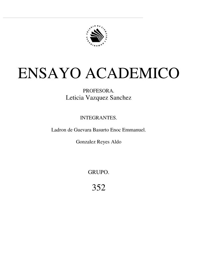  El ensayo académico