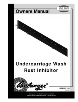 Undercarriage Wash / Rust Inhibitor