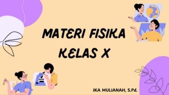 MATERI FISIKA KELAS X