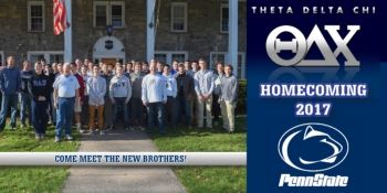 Theta Delta Chi Penn State Postcard