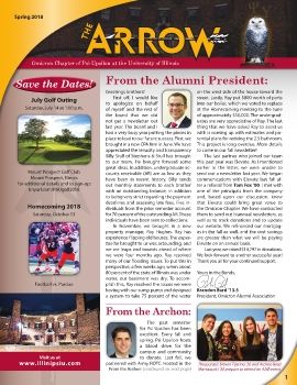 Psi Upsilon - The Arrow - Spring 2018