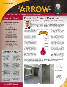 The Arrow - Psi Upsilon - Illinois - Winter 2018-19