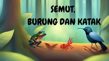 Semut, burung dan Katak